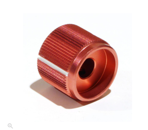 CNC 加工滚花螺丝 阳极氧化铝和不锈钢电子吉他旋钮，用于调节音量 - Product Image 2