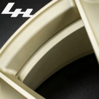 Jante en alliage forgé monobloc 17-24 pouces Or champagne satiné Double 5 branches en Y Personnalisée 5x112/5x120 PCD Compatible BMW Audi Mercedes