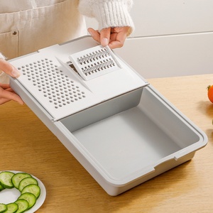 Drainage 3 in 1 Kitchen Chopping <b>Tool</b> Kitchen Double-Sided Chopping Board Storage Tray Folding Washing Basin - Product Image 6