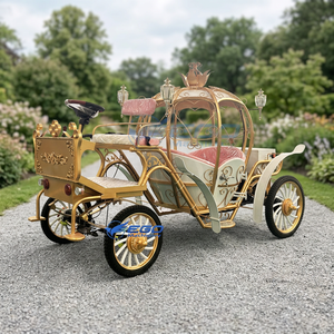 Chariot Citrouille de Cendrillon Royal Élégant Personnalisé en Usine Chinoise pour Mariage de Princesse - Product Image 1