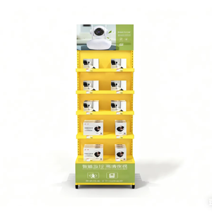 Présentoir à crochet en acier moderne personnalisable avec design détachable Portable autoportant et finition vernis bricolage pour les supermarchés - Product Image 3