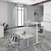 1400mm s'asseoir à se structure métallique bureau de travail de bureau de maison de haute qualité mémoire réglable table