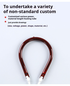 Nhà Máy Bán buôn Ruby thạch anh Halogen 220V hồng ngoại nóng đèn bền sợi carbon ống năng lượng-hiệu quả bóng đèn - Product Image 4