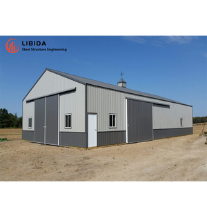 Libida Almacén prefabricado/Estructura de acero Sala de taller/Construcción/Almacenes de cobertizo de construcción de acero prefabricado - Product Image 4