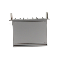 Boîtier de contrôle industriel en alliage d'aluminium 3U, 19 pouces, IP54, argent, personnalisable, pour montage en rack, pour usage électrique industriel