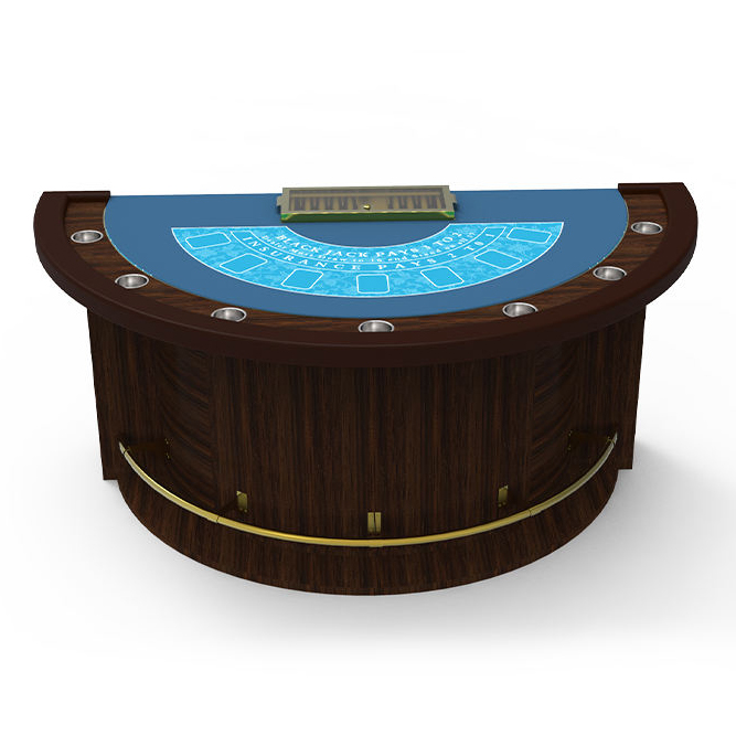 YH88インチ高級ブラックジャックテーブルカジノポーカーテーブル