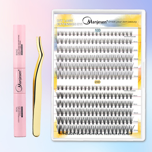 วงแหวนฮาโลเรืองแสง DIY สำหรับต่อขนตาแบบกลุ่ม 75D C Curl 11-16 มม. ชุดแต่งกายธีมงานปาร์ตี้ ชุดแฟนซี ชุดออกงานกลางคืน - Product Image 1
