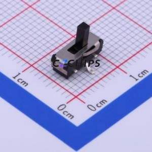 K3-1235S-L1 Slide Switch SMD Switch Single Pole Double Throw Rectangle Pin Header Gull Wing Type 9mm - Product Image 1