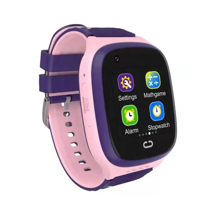 أفضل عالية الجودة Gps Sos المسنين الاطفال الأمن تعقب ساعة ذكية سيم بطاقة الدعوة تعمل باللمس Smartwatch للأطفال 4G