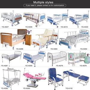 Letto Ospedaliero Rosa/Blu a 1 Manovella con Regolazione Schienale, Sponde Pieghevoli in Alluminio per Posizionamento Sicuro, per Reparto Pediatrico e Maternità KZA016 - Product Image 6