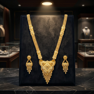 Wholesale Fashion 14K 18K 24K Gold Filled <b>Necklaces</b>, Traditional Forming <b>Long</b> Jewelry Set, Luxury Gold Plated Brass Jewelry Set. - Product Image 5