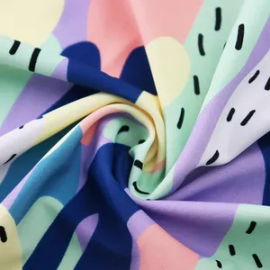 Venta caliente 152cm poliamida <span class=keywords><strong>spandex</strong></span> impreso floral de tela para el vestido - Product Image 3