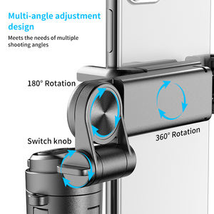 Mini telefono portatile Selfie Stick di piccole dimensioni di stoccaggio luce in piedi treppiede palmare utilizzato per esterno porta telefono - Product Image 2