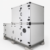 Unité de traitement d'air industrielle à double pont, système de ventilation CVC, équipement modulaire de traitement d'air pour usage commercial