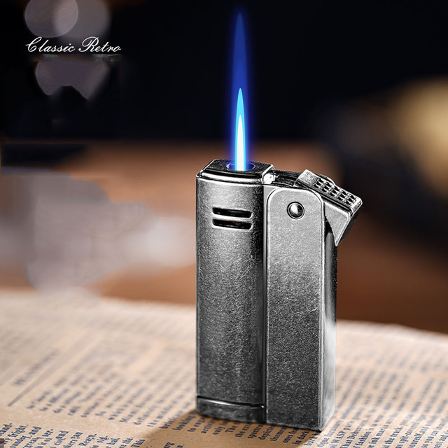 Retro Straight Lighters, Portable Lighters, Reusable Inflatable Gifts