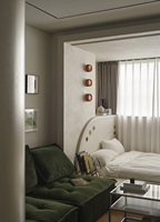Concept d'appartement de luxe moderne, design d'intérieur, dessins de construction 2D, visualisation en 3D