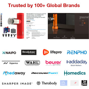 <span class=keywords><strong>Pistolet</strong></span> de massage profond à main, mini, professionnel, sans balais, 5 vitesses, haute qualité, intelligent, 4 têtes, amplitude de 10 mm, pour le corps - Product Image 2