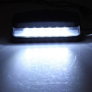 1X 9-36V ECE Aprobado Luz de coche 6LED 120mm Lámpara de placa de matrícula impermeable con 2 pernos Luz de etiqueta de fijación de montaje en superficie - Product Image 4