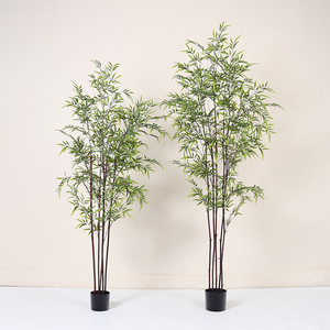Bambú Artificial Morado Dream Castle de 200cm+ para Decoración de Interiores, Planta en Maceta, Vegetación Biomimética para Paisajismo - Product Image 3