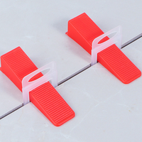 Clips de nivellement de carreaux en gros, système de nivellement de carreaux en plastique, clips et cales de nivellement pour carreaux de céramique, outils d'installation