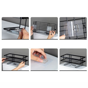 Organizador de Baño de 2 Niveles, Fácil de Instalar, Sin Necesidad de Taladrar ni Atornillar, Almacenamiento para Baño - Product Image 5