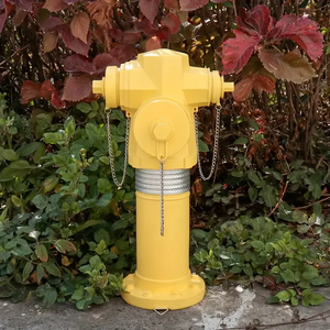 Figura decorativa <span class=keywords><strong>de</strong></span> hidrante <span class=keywords><strong>de</strong></span> <span class=keywords><strong>fuego</strong></span> hecha a mano <span class=keywords><strong>de</strong></span> poliresina amarilla personalizada, adorno <span class=keywords><strong>de</strong></span> jardín <span class=keywords><strong>de</strong></span> arte abstracto para Halloween y Navidad - Product Image 4