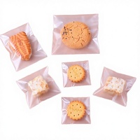 100 Sachets Givrés pour Biscuits, Sacs en Cellophane Auto-adhésifs, Pochettes Semi-transparentes en PP pour Aliments, Bonbons, Chewing-gums, Emballage Recyclable