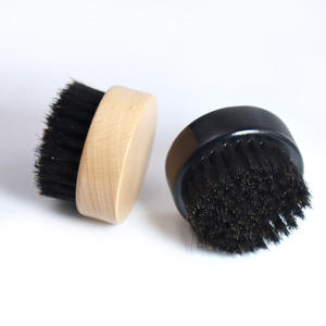 Brosse à barbe et <span class=keywords><strong>moustache</strong></span> en bois <span class=keywords><strong>de</strong></span> hêtre, petite, ronde, noire et <span class=keywords><strong>de</strong></span> couleur naturelle, avec poils <span class=keywords><strong>de</strong></span> sanglier, pour hommes, pour le coiffage des poils <span class=keywords><strong>de</strong></span> la barbe - Product Image 5
