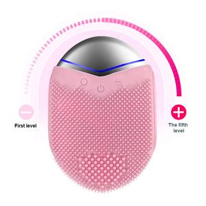 Kuas Pembersih Wajah Mini Logo Kustom Sikat Pengelupas Kulit Wajah Kuas Pembersih Wajah Kuas Wajah Silikon - Product Image 3