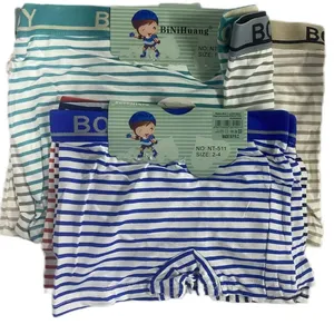 2023 Wholesale Bulk Sales Mixed clothes Stocklot clearance boy Underwear stock Cheap young Kid children boys boxer brief