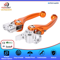 Leviers d'embrayage et de frein en aluminium CNC pour moto XGS SX125 XCF250W XC250W SX250 EXC250 pour KTM