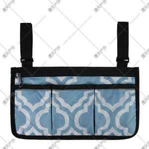 Bolsa de almacenamiento lateral para silla de ruedas, organizador colgante de tela Oxford de 18x32,5 cm para deportes al aire libre y uso en sillas de oficina - Product Image 4