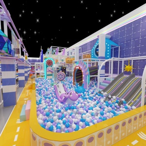 Aire de jeux intérieure commerciale pour enfants, grande taille, sur mesure, avec trampoline et thème personnalisé, pour <span class=keywords><strong>le</strong></span> Liban - Product Image 4