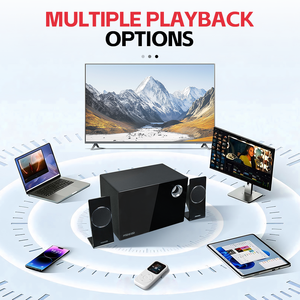 Haut-parleur Bluetooth 2.1, système audio <span class=keywords><strong>home</strong></span> cinéma, haut-parleur multimédia sans fil, basses profondes, enceinte OEM, fournisseur Microlab M660BT - Product Image 6