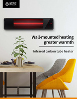 Télécommande électrique mural en métal radiateur chauffage infrarouge