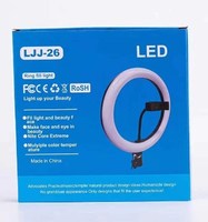 Tripod Ponsel Pintar Ljj26 Baru dengan Ring Light LED 10-inci