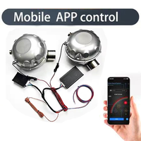 Haut-parleur Simulateur de Son d'Échappement Universel pour Voiture avec Contrôle par Application, Amplificateur de Son de Pot d'Échappement pour Modification Audio Automobile