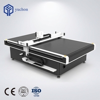 Table de découpe à couteau vibrant Yuchon pour joints, découpe CNC automatique, découpe numérique rapide de formes personnalisées