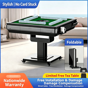 Máquina Automática de Mahjong Plegable para el Hogar, Mesa de Comedor 2 en 1, Diseño Plegable Silencioso y Móvil, Se Convierte Fácilmente entre Mesa de Comedor y Otros Usos - Product Image 1