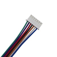Benutzer definierte 2,54mm Pitch 7 Pin Rainbow Seven Color Flat Stromkabel