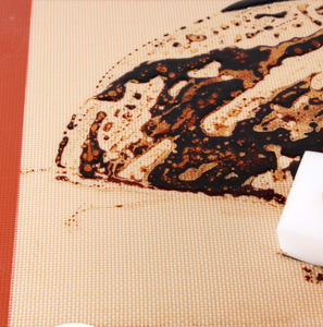 Tapis de cuisson en fibre de verre haute densité, écologique, pour usage domestique, en silicone, pour pâtisserie, pizza, et roulés suisses - Product Image 4