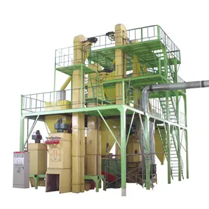 1-3t/h chicken poultry feed pellet production line pellet feed making machine in Tanzania