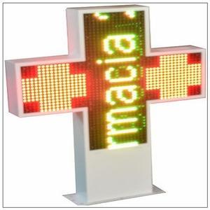 P10 al aire libre de un solo lado SMD a todo color pantalla <span class=keywords><strong>LED</strong></span> farmacia Cruz <span class=keywords><strong>LED</strong></span> signo