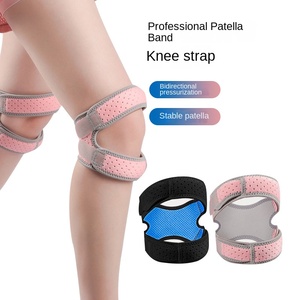Rodillera transpirable de doble rótula, correa ajustable, soporte personalizado <span class=keywords><strong>para</strong></span> <span class=keywords><strong>ejercicio</strong></span> físico, banda deportiva con almohadillas <span class=keywords><strong>para</strong></span> rodilla - Product Image 3