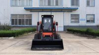 CASDE ASV 5-Tonnen-Kompaktlader mit Rädern, Niedriger Kraftstoffverbrauch, Langlebig, Hoher Lastmoment für Baustellen, Sand- und Kiesflächen