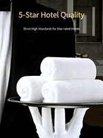 Ensemble de serviettes de bain d'hôtel de luxe 100% coton, tissées, douces, absorbantes, couleur unie, SPA, serviette pour le visage, le corps et les mains, antimicrobienne, hypoallergénique