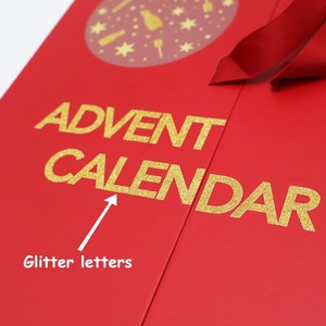 Advent <b>Calendar</b> Box for Valentine's Day & Eid | 24-Day Large Red Cardboard Box to Fill with Cosmetics, Makeup & <b>Perfume</b> - Product Image 5