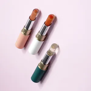 Makeup supplier factory base transparent colorless lip stick matte sandwich lipstick