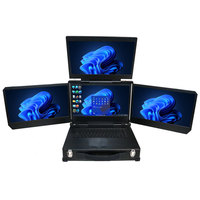 Estación de Trabajo Industrial de Alto Rendimiento, Intel I9-14900T, 96GB RAM, 16TB SSD, Gráficos RTX4090M, Robusta, Todo en Uno, Portátil