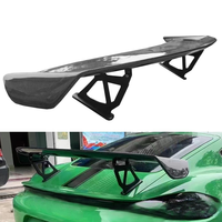 Aileron d'aile supérieure à aile fixe en Fiber de carbone véritable de haute qualité adapté à Porsche 718 nouveau Style GT4